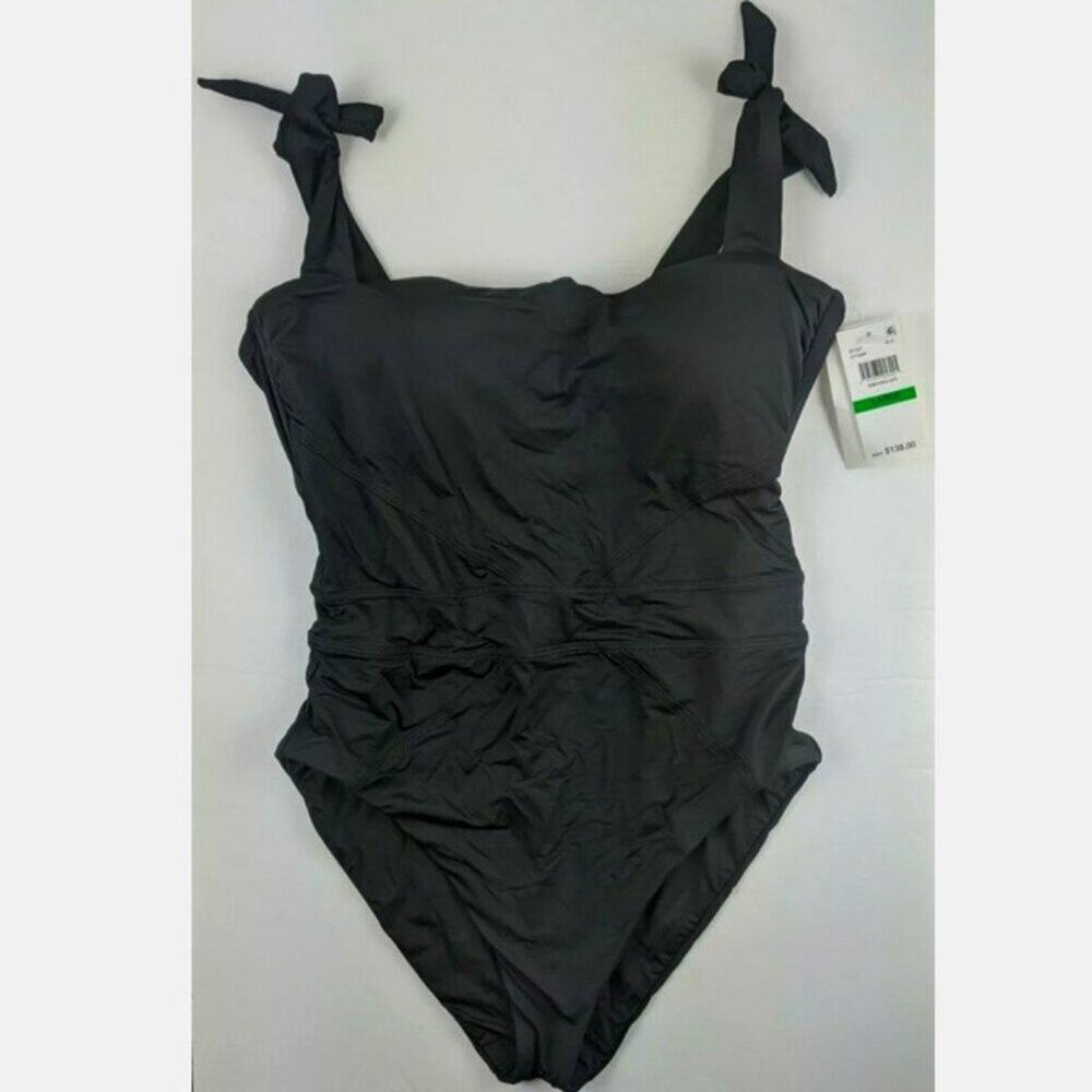 Becca Emma One-Piece Swimsuit, Black, Women's Large